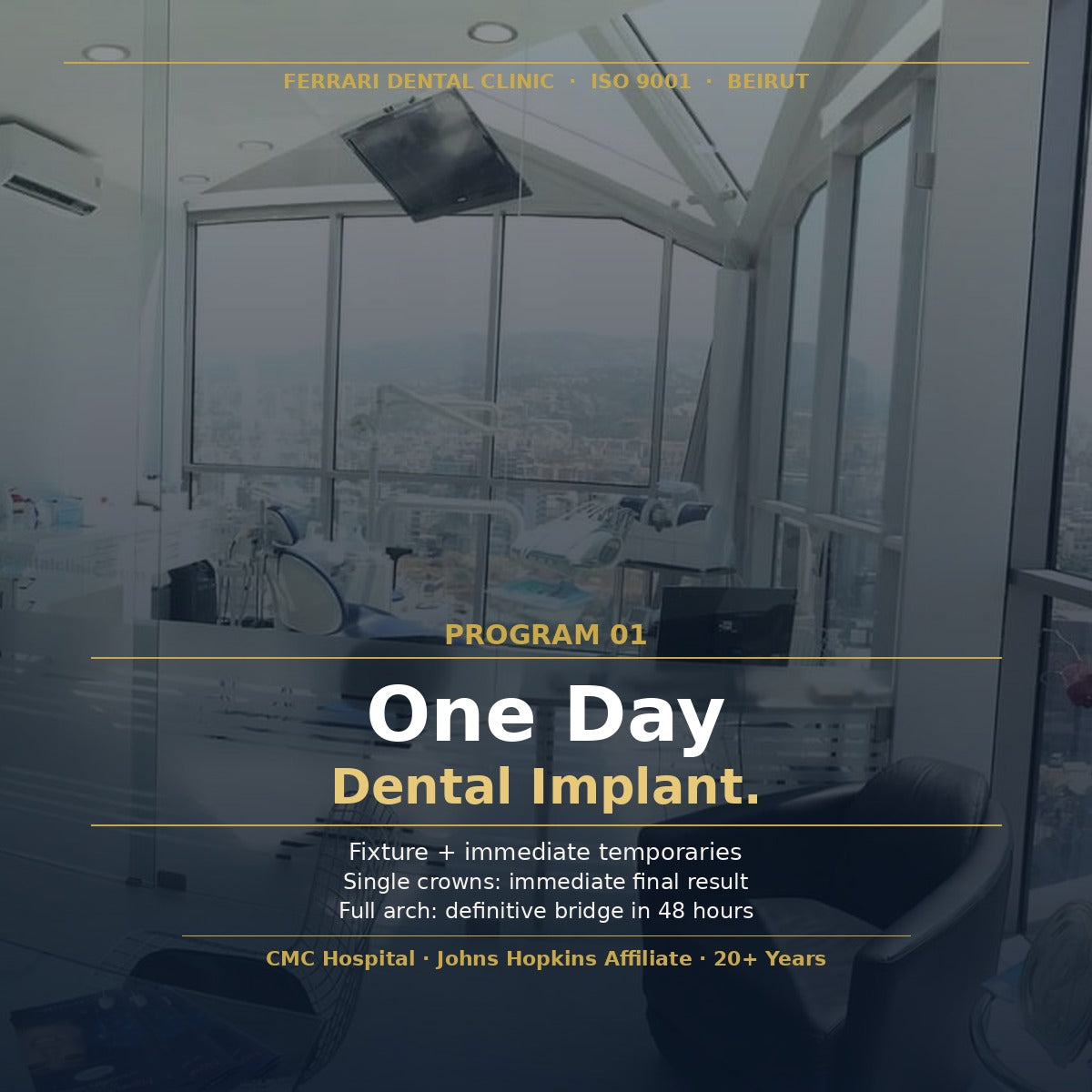 One Day Dental Implant — Beirut by Smile Infinity®