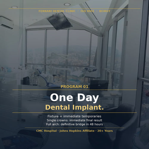 One Day Dental Implant — Beirut by Smile Infinity®